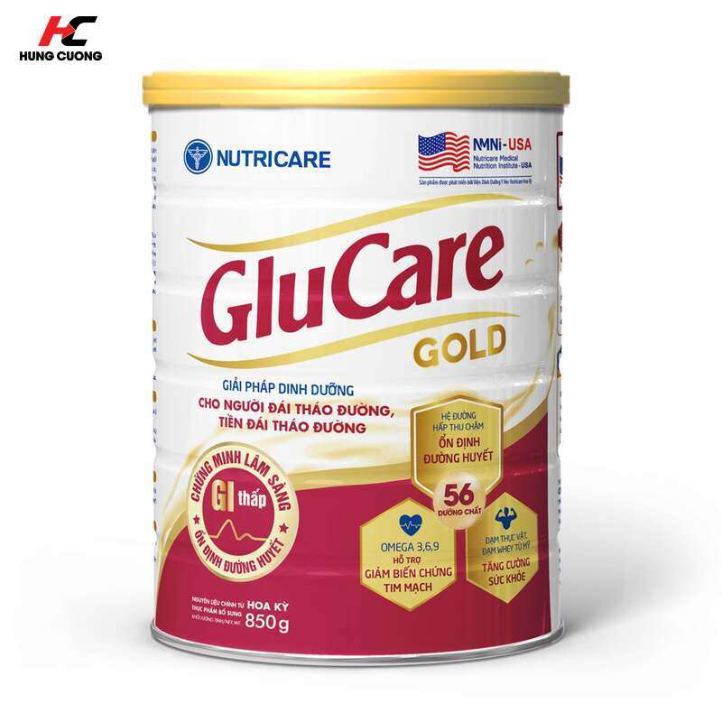 Sữa bột Nutricare Glucare Gold hỗ trợ kiểm soát đường huyết cho người tiểu đường
