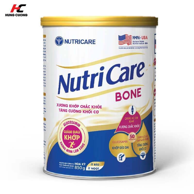 Sữa bột Nutricare Bone tăng khối cơ, hỗ trợ xương khớp chắc khỏe