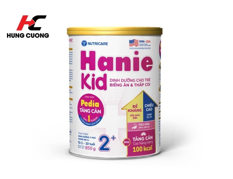 Sữa Hanie Kid – Phục hồi thể trạng, dễ dung nạp