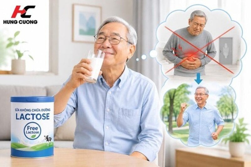 Bụng dạ êm ru, nhẹ nhàng khi chuyển sang dùng sữa không chứa lactose