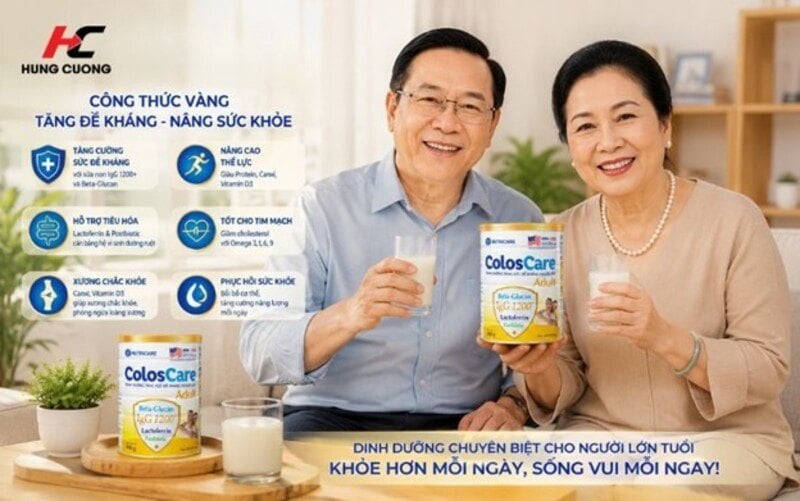 ColosCare Adult – Đề kháng khỏe, hỗ trợ tim mạch và tiêu hóa cho người lớn tuổi