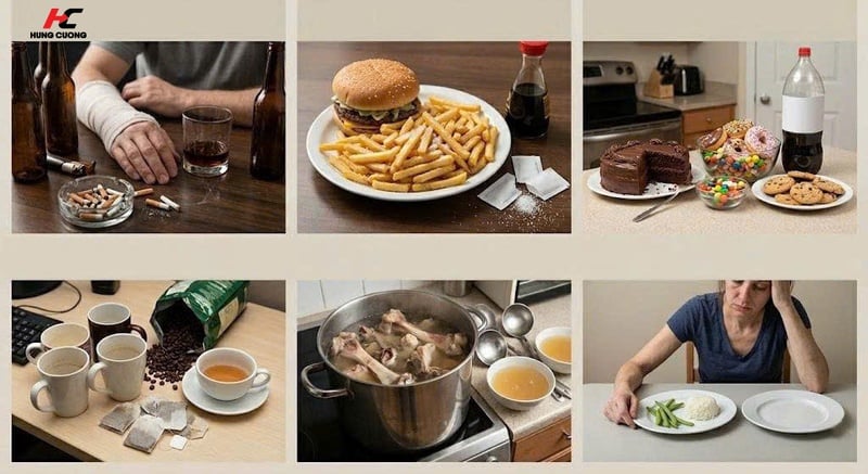 Những sai lầm cần tránh trong chế độ ăn của người bị gãy xương