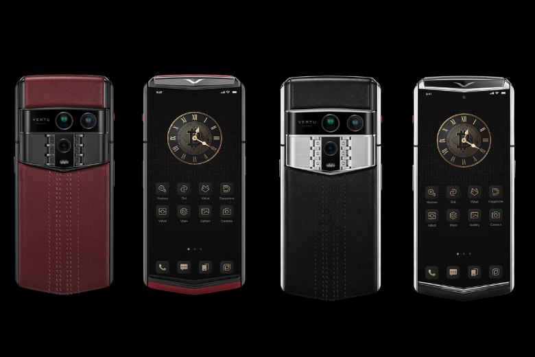 Vertu Agent Q Black Premium Set Single Gold Accent Iron Black Alli 1TB