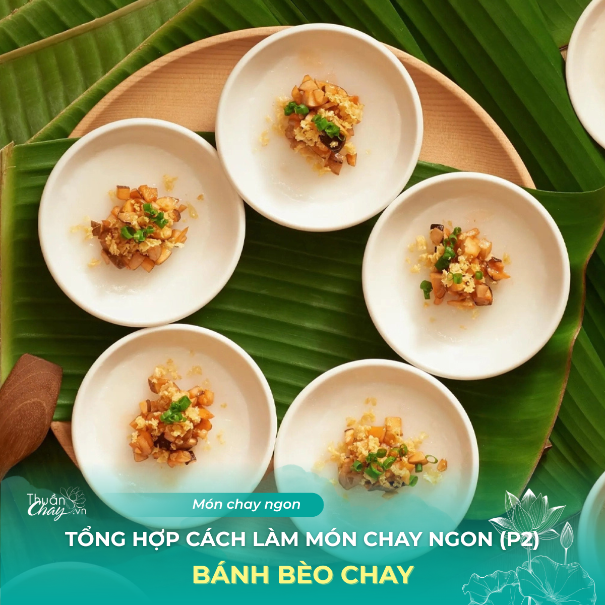 món chay ngon - bánh bèo chay