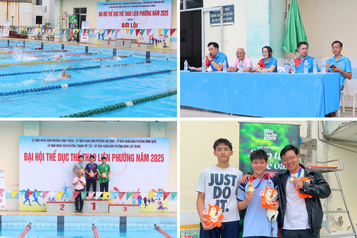 Giải bơi liên phường - Đại hội thể dục thể thao năm 2025