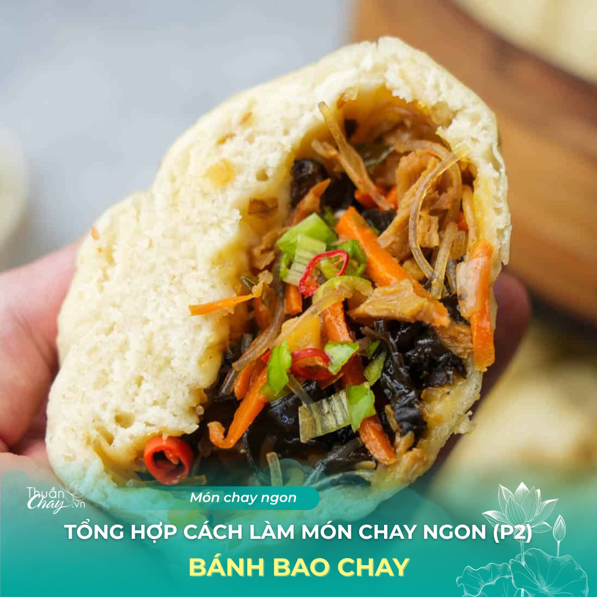món chay ngon - bánh mì chay