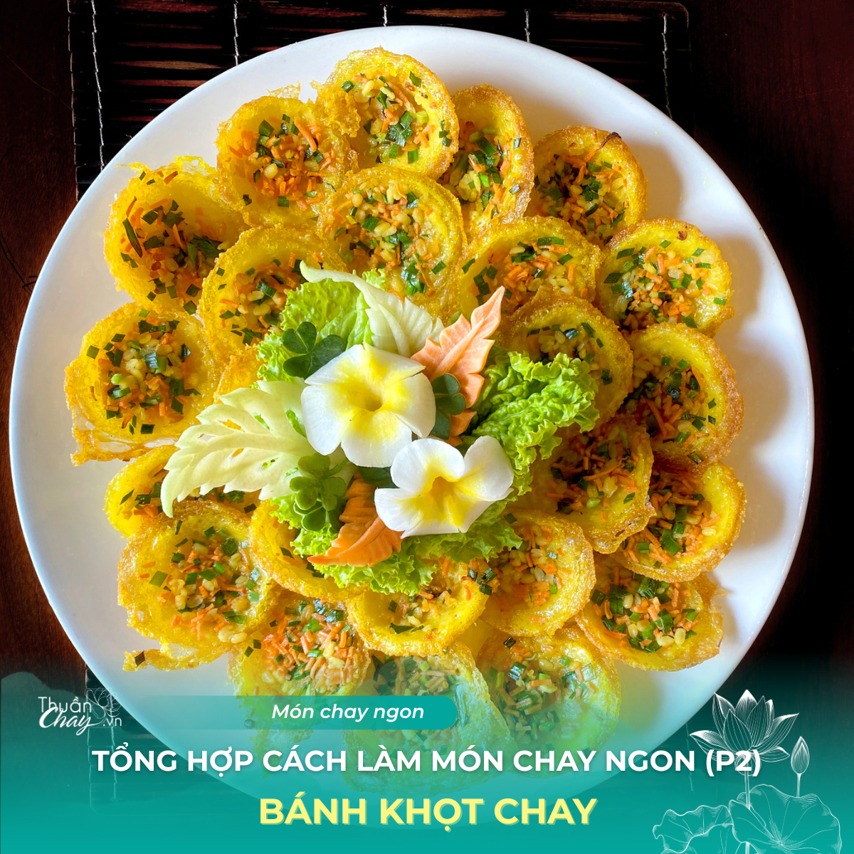 món chay ngon - bánh khọt chay