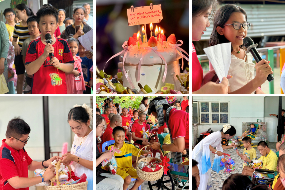 trung thu yêu thương - chùa Kỳ Quang