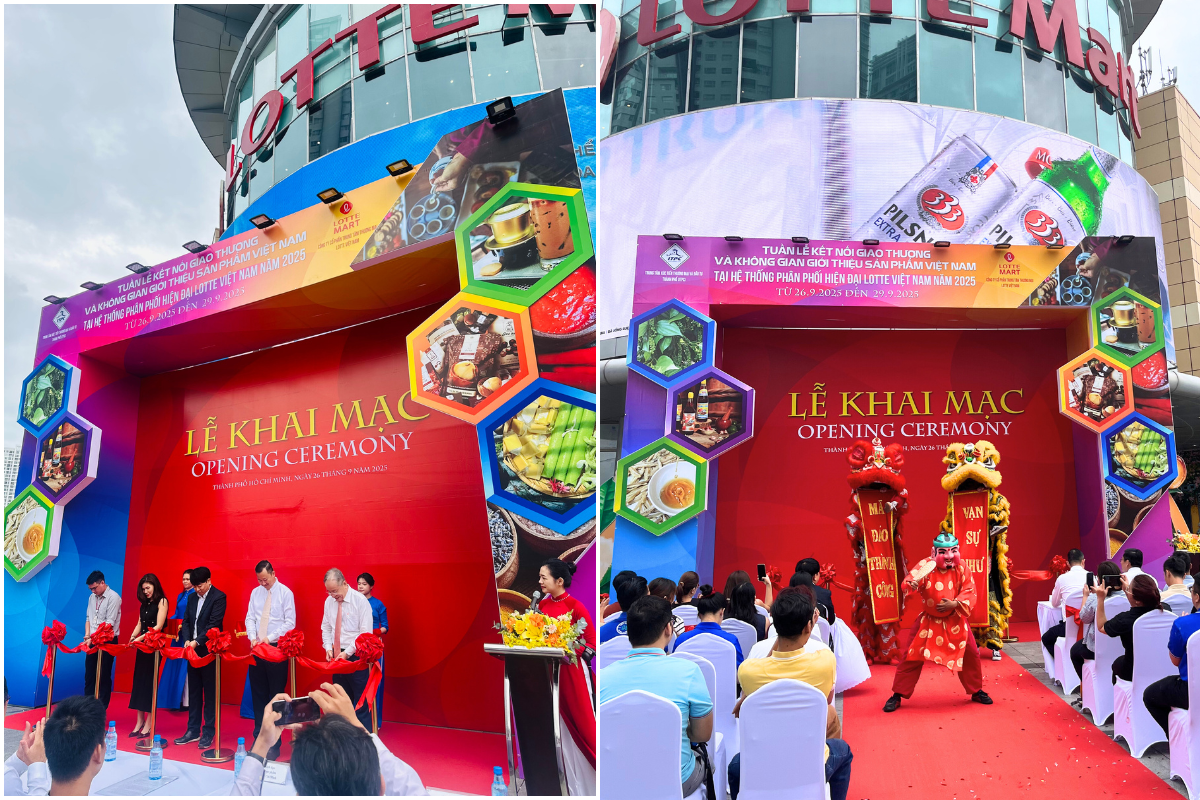 Mật Táo Đỏ Tâm An tại sự kiện Lotte Mart quận 7