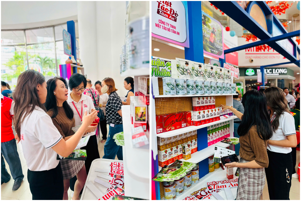 Mật Táo Đỏ Tâm An tại sự kiện Lotte Mart quận 7