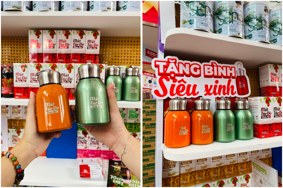 Mật Táo Đỏ Tâm An tại sự kiện Lotte Mart quận 7