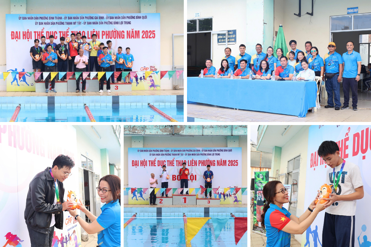 Giải bơi liên phường - Đại hội thể dục thể thao năm 2025