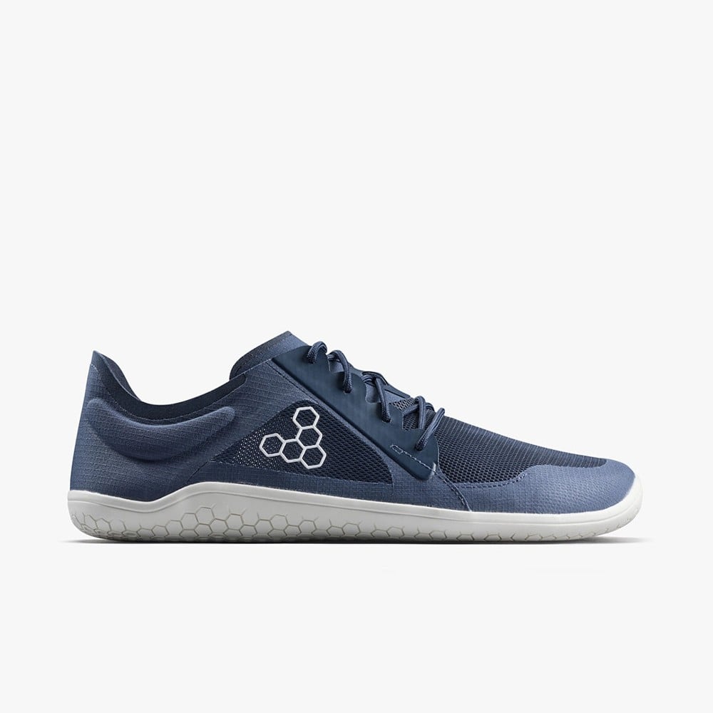 Giày barefoot Vivobarefoot Primus Lite IV màu xanh navy nhìn nghiêng
