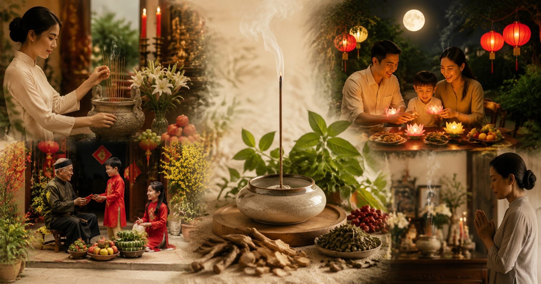dùng nhang theo dịp