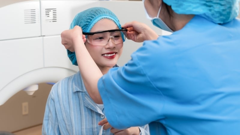 Sau khi hoàn tất&nbsp;người bệnh có thể&nbsp;sinh hoạt gần như bình thường mà không cần phải băng kín mắt