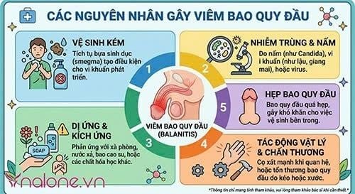 Viêm bao quy đầu có quan hệ được không?