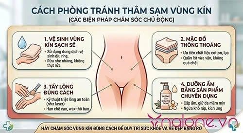 Tại sao vùng kín bị thâm?