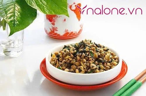 Chữa yếu sinh lý bằng lá lốt xào chung với hến