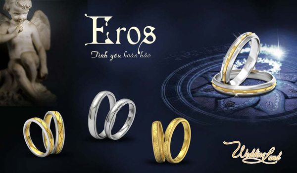 BST nhẫn cưới EROS, lấy cảm hứng từ thần Cupid, là biểu tượng hoàn hảo cho tình yêu chân thành và vĩnh cửu.