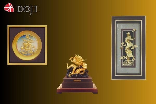 Các món vật phẩm để bàn hoặc treo tường hình rồng là món quà hoàn hảo dành cho những người tuổi Mậu Thìn