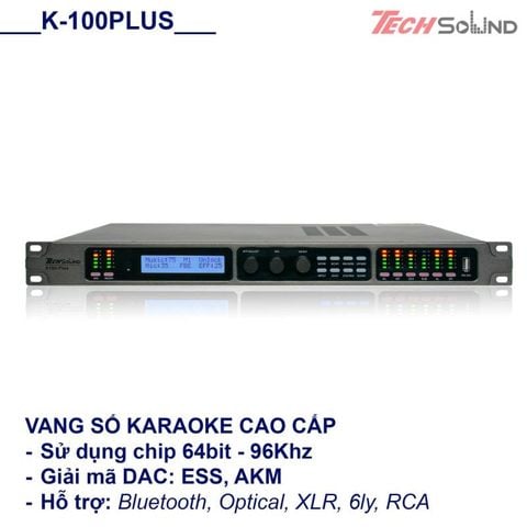 Vang số cao cấp Techsound K100 Plus