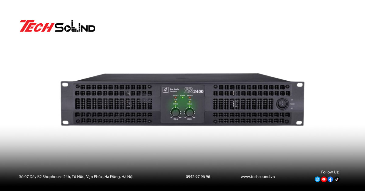 Khám phá 4Acoustic SQ2400 – Hiệu suất và độ ổn định chinh phục mọi sân khấu