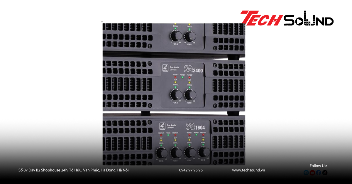 Đánh giá chi tiết cục đẩy 4 Kênh 4Acoustic SQ1604