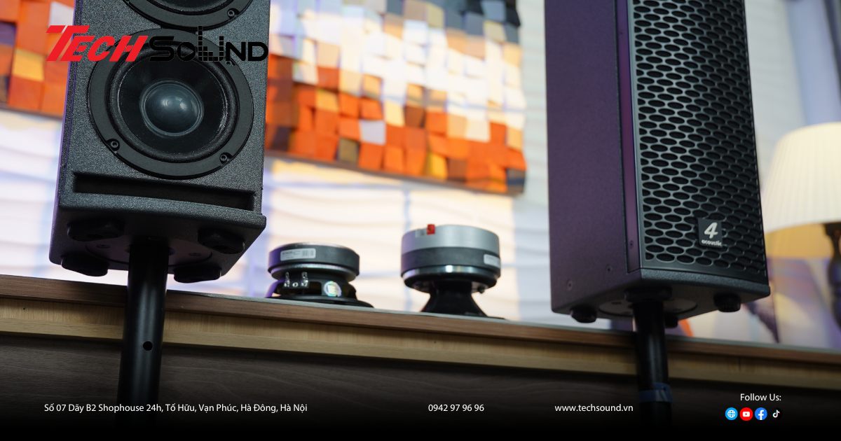 Trải nghiệm 4Acoustic 605: Loa column hiệu suất cao cho không gian hiện đại