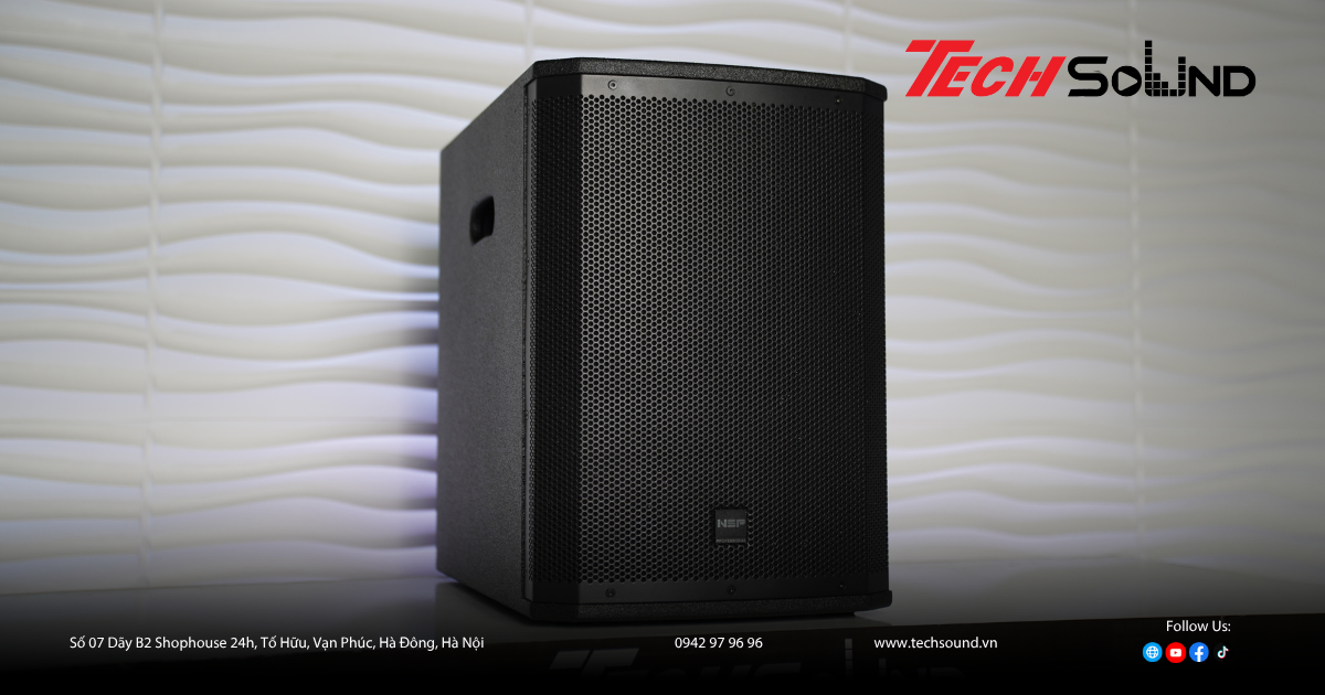 NSP Audio HS12S – Loa Sub nhỏ gọn, hiệu năng mạnh mẽ cho mọi không gian