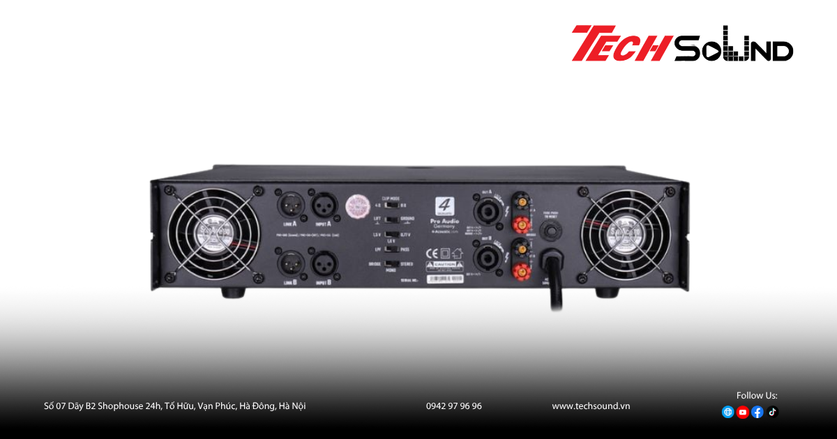 Khám phá 4Acoustic SQ2400 – Hiệu suất và độ ổn định chinh phục mọi sân khấu
