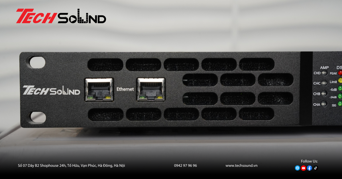 Hiệu năng thực chiến của Techsound XD-1300: Khi Class D kết hợp DSP tạo nên khác biệt