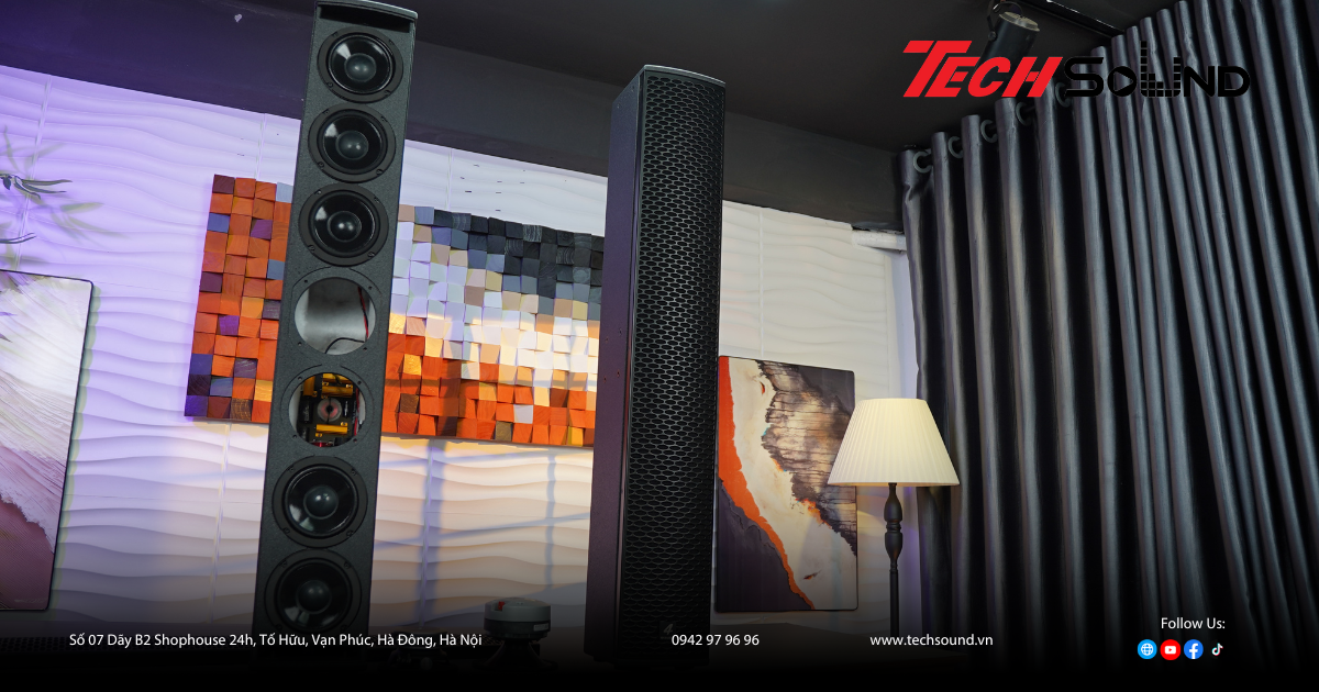 Trải nghiệm 4Acoustic 605: Loa column hiệu suất cao cho không gian hiện đại