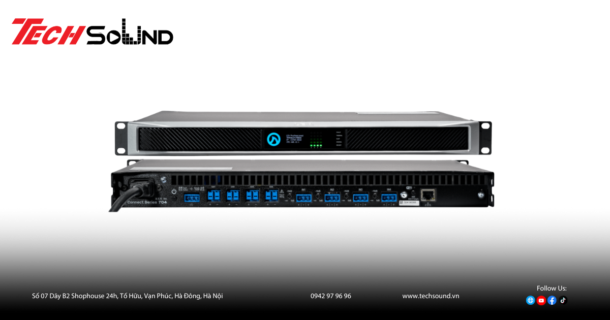 LEA Professional CS704 – Bộ khuếch đại hiệu suất cao với trí tuệ kết nối đỉnh cao