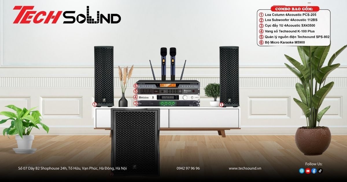Top 3 dàn Column PCS205 giúp phòng khách của bạn “lột xác” mùa Tết 2026
