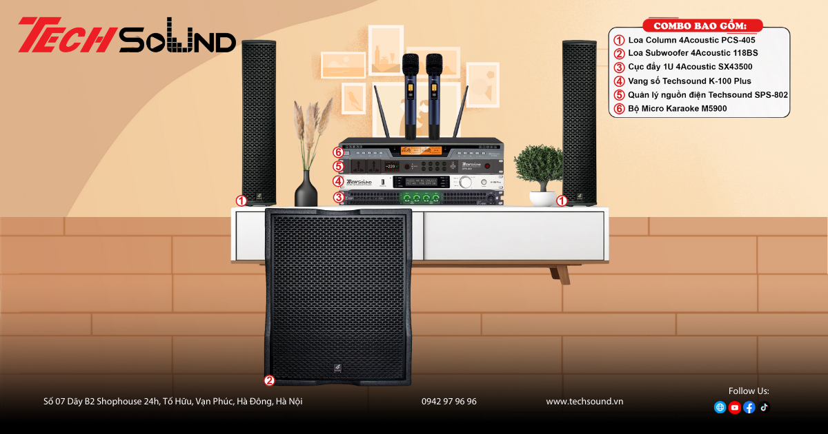 Top Dàn Loa Column PCS-405 Hay Nhất 2026: Nâng Tầm Phòng Khách Dịp Tết