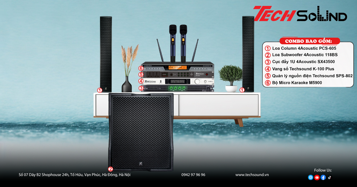 Chọn Dàn Loa Column 4Acoustic PCS-605 Nào Cho Tết 2026? Đây Là Top Đáng Mua Nhất!