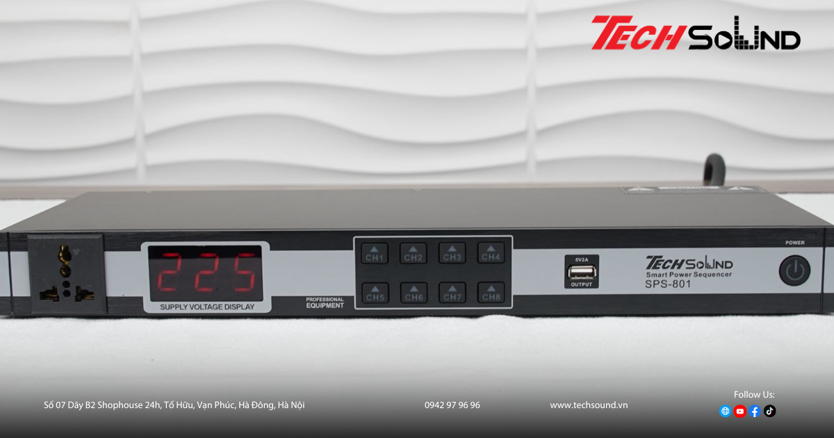 Đánh Giá SPS-801: Quản Lý Nguồn Cao Cấp Cho Dàn Âm Thanh Hiện Đại