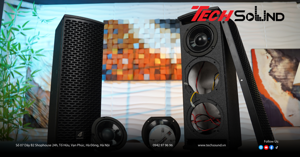 Tư vấn chọn loa cột 4Acoustic PCS-Series cho dàn karaoke cho Tết 2026