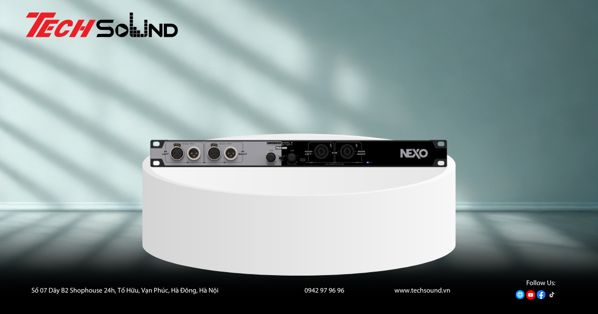 Khám Phá Nexo DTD-TU: Controller Chuẩn Châu Âu Cho Âm Thanh Chuyên Nghiệp
