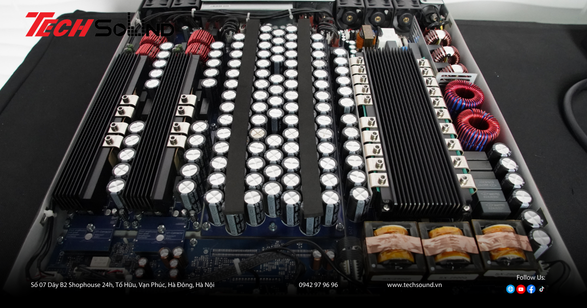 4Acoustic SX29000 – 2 kênh, 4500W/CH: Sức mạnh thực tế đến đâu?