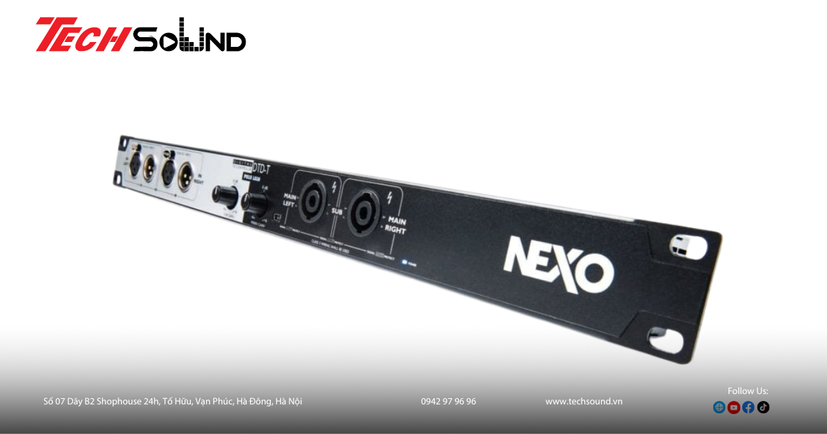 Khám Phá Nexo DTD-TU: Controller Chuẩn Châu Âu Cho Âm Thanh Chuyên Nghiệp