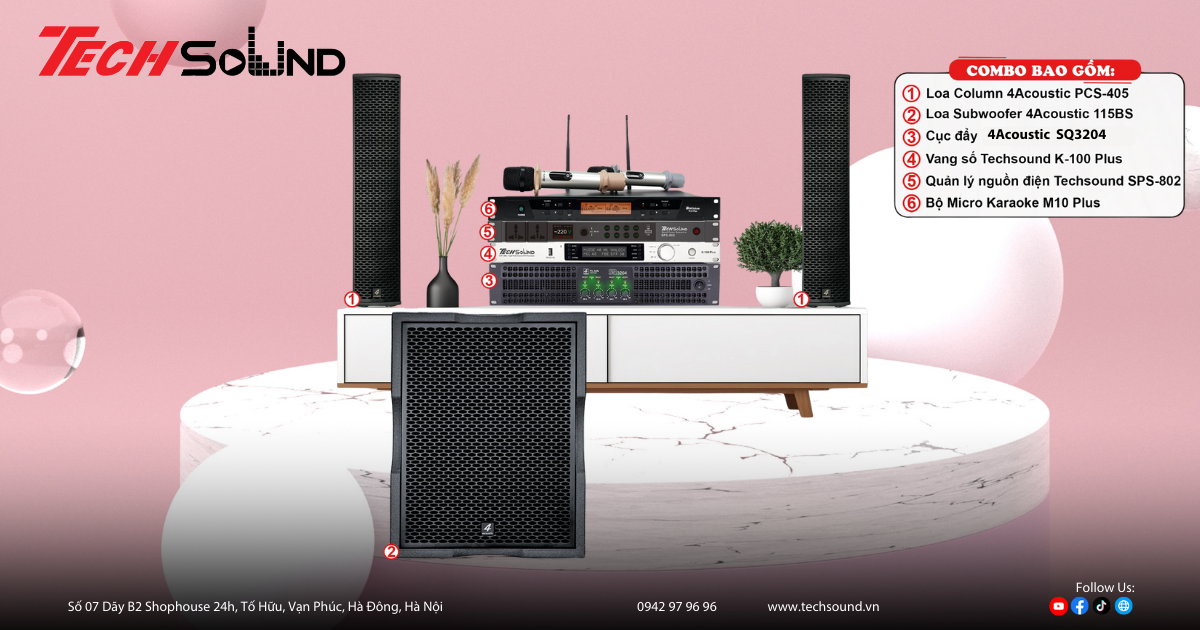Top Dàn Loa Column PCS-405 Hay Nhất 2026: Nâng Tầm Phòng Khách Dịp Tết