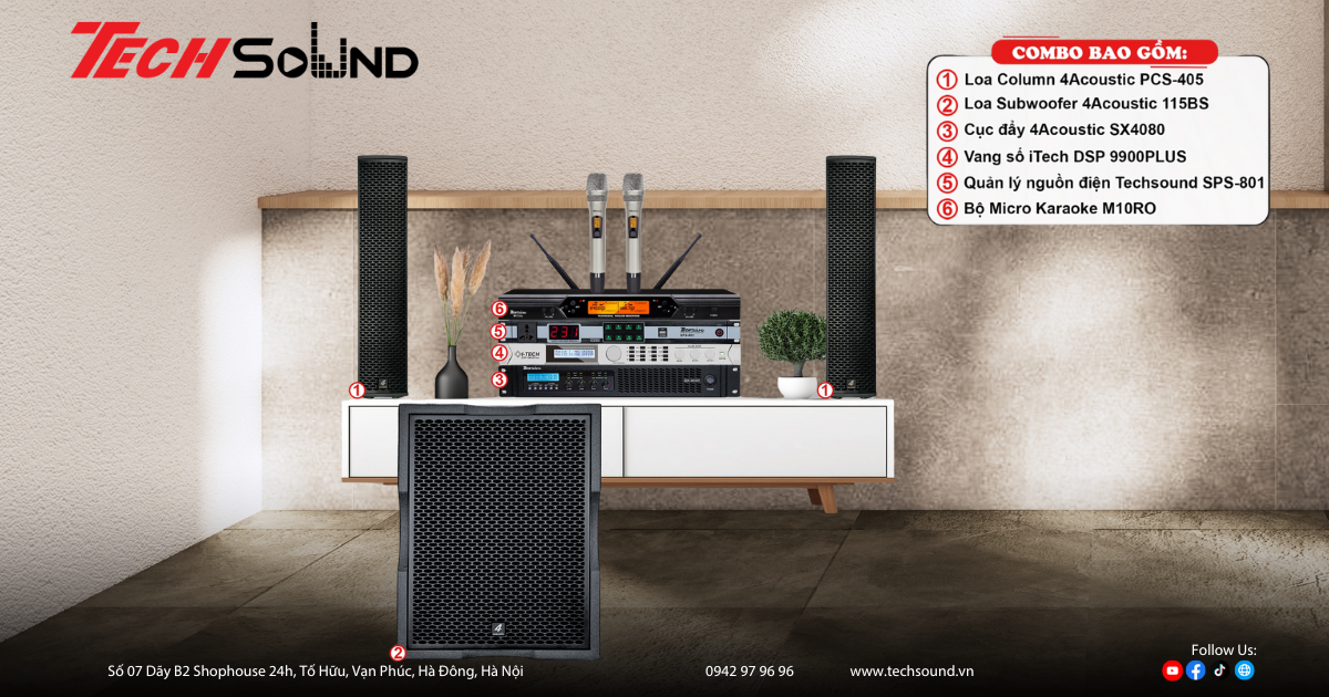 Top Dàn Loa Column PCS-405 Hay Nhất 2026: Nâng Tầm Phòng Khách Dịp Tết