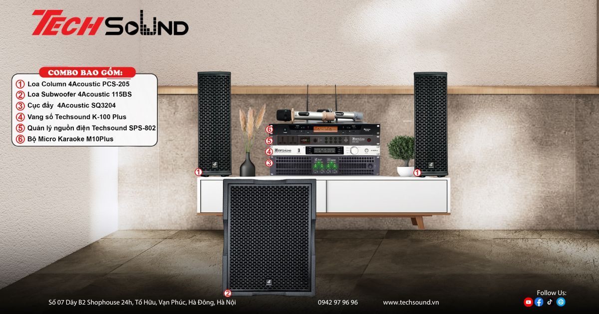 Top 3 dàn Column PCS205 giúp phòng khách của bạn “lột xác” mùa Tết 2026