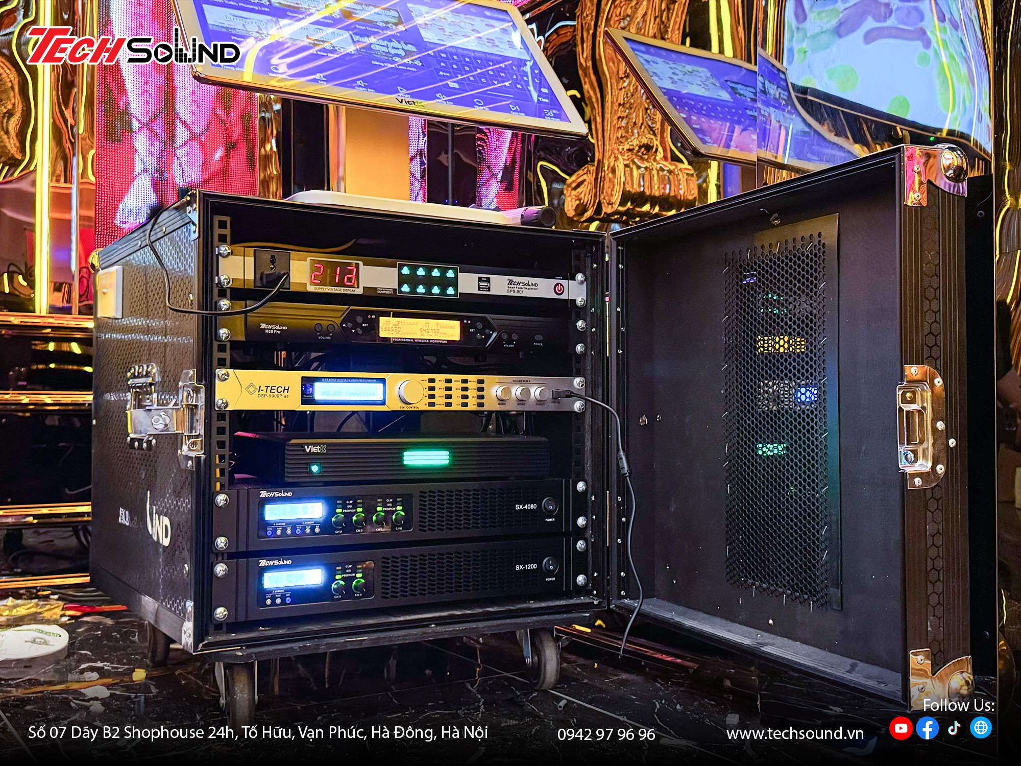 Dàn karaoke X12 lắp đặt Lục Yên Lào Cai