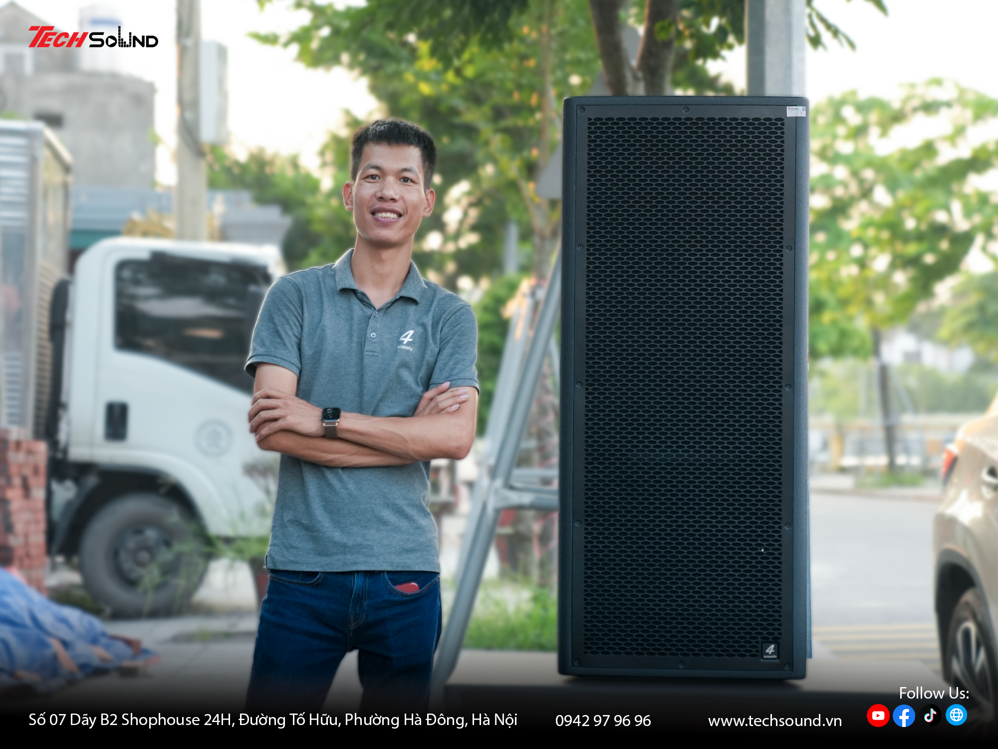 Dàn loa 4Acoustic HCS215F, Hà Nội