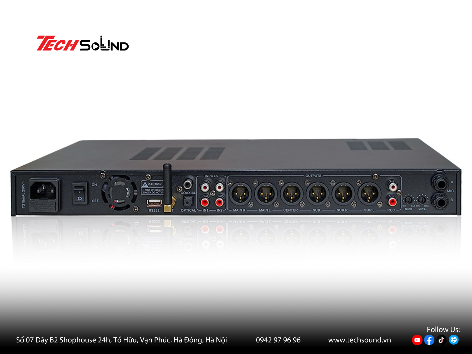 Công nghệ xử lý tín hiệu tiên tiến trên DSP-9900 Plus – Giải pháp hoàn hảo cho dàn karaoke cao cấp