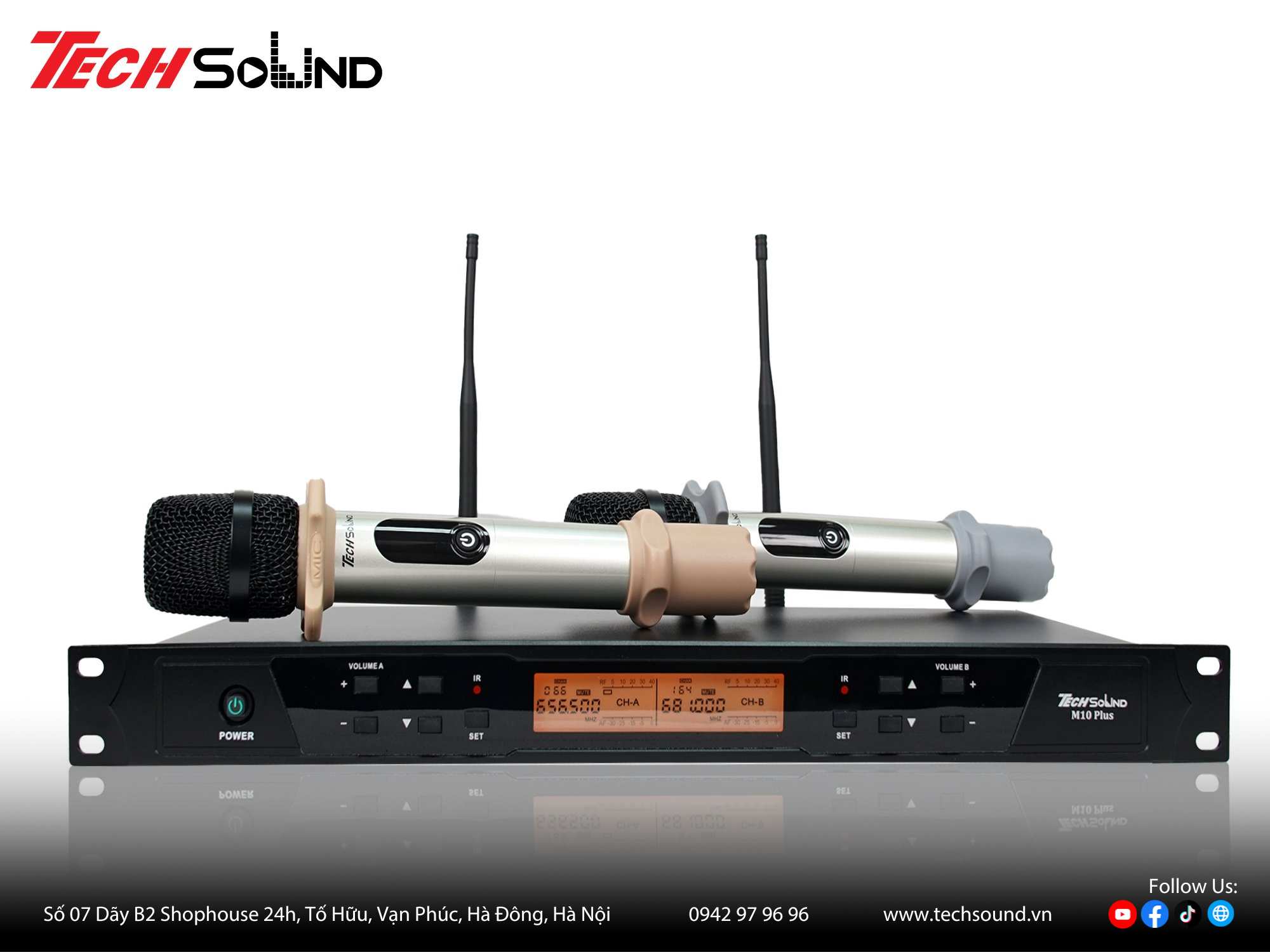 Micro M10 Plus – Bí quyết mang lại giọng hát trong, sáng và ổn định trên mọi sân khấu