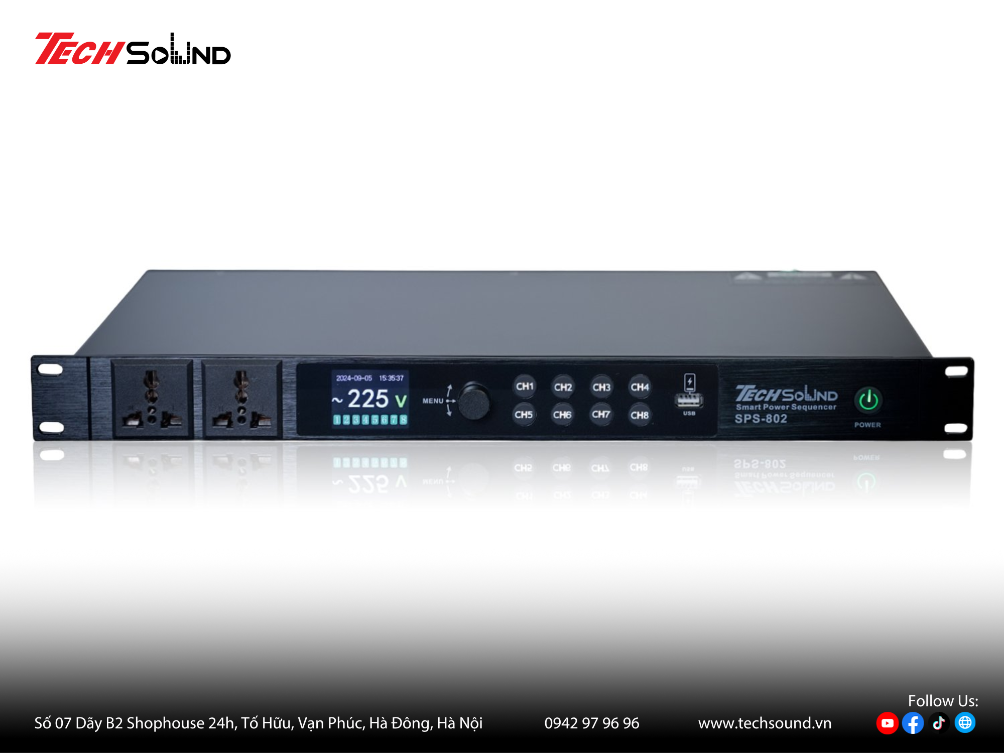 Vai trò của bộ quản lý nguồn SPS-802 trong việc bảo vệ và ổn định hệ thống âm thanh