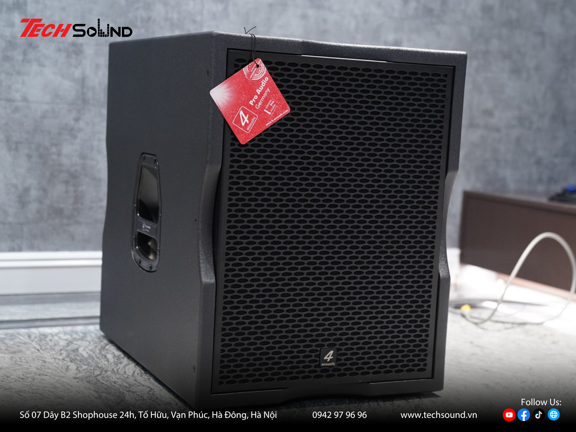 Khám phá công nghệ xử lý tần số thấp trên loa sub 4Acoustic 118BS